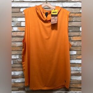 NWT Men's Sleeveless Tank Quick Dry Athleisure Muscle Top Gold Size XL